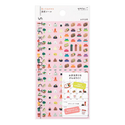 Midori Lunch Planner sticker set